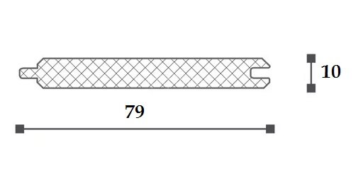 Заказать Настенная панель NMC Wallstyl WG1 10х79 2,44 м Заказать Настенная панель NMC Wallstyl WG1 10х79 2,44 м