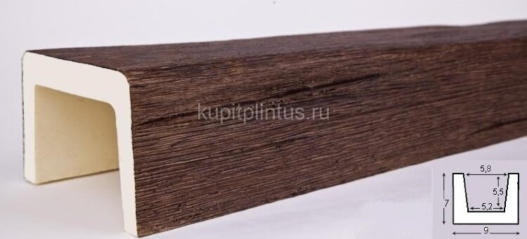 Заказать Декоративная балка из полиуретана 70х90 мм Уникс Модерн М9 Дуб 2 м Заказать Декоративная балка из полиуретана 70х90 мм Уникс Модерн М9 Дуб 2 м