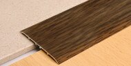 Порог из алюминия В5 Л Темный дуб (ламинированный) 2,7 м Порог из алюминия В5 Л Темный дуб (ламинированный) 2,7 м