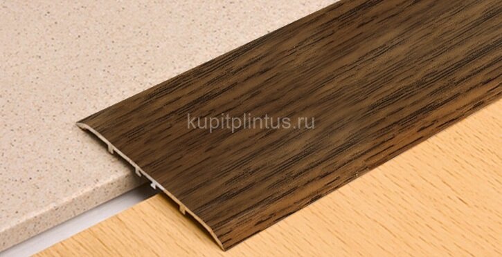 Заказать Порог из алюминия В5 Л Темный дуб (ламинированный) 2,7 м Заказать Порог из алюминия В5 Л Темный дуб (ламинированный) 2,7 м