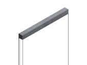 Молдинг 12х12 мм HiWood D12V1 S381A цвет под дерево из фитополимера 2.7м