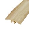 Порог гибкий ПВХ Т-образный Cezar Flex Line 121 Бамбук светлый 6 м