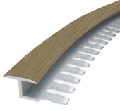 Профиль Т-образный гибкий 16 мм MP30 из ламинированного алюминия 41 Ясень 2,7 м