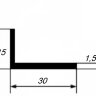Заказать Уголок из алюминия 15х30х1,5 мм разносторонний 3 м Заказать Уголок из алюминия 15х30х1,5 мм разносторонний 3 м