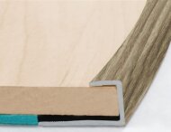 Гибкий П-образный профиль окантовочный 10 мм Effector S 93 0904 Дуб Арктик 2,5 м Гибкий П-образный профиль окантовочный 10 мм Effector S 93 0904 Дуб Арктик 2,5 м