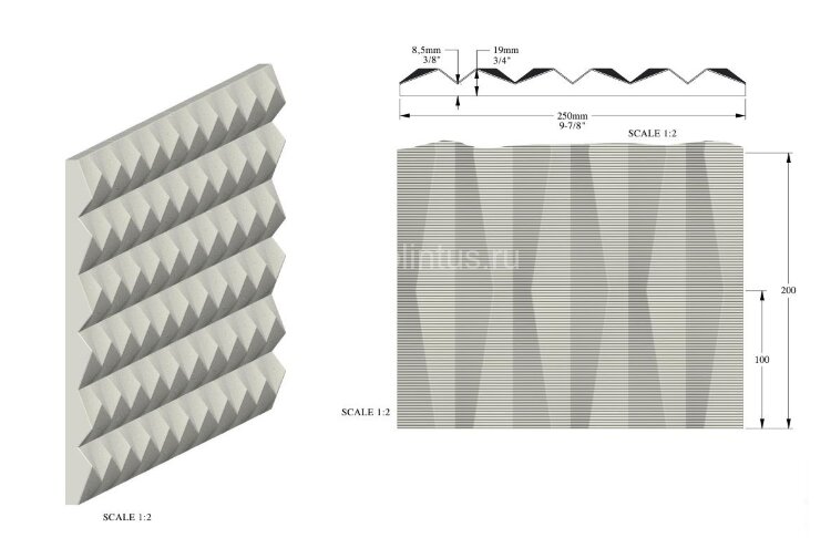 Заказать 3D стеновая панель декоративная 250х2000 мм Orac Decor 3D W112 Заказать 3D стеновая панель декоративная 250х2000 мм Orac Decor 3D W112