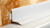 Профиль-стык (сиаластрип) комплект для ванны Thermoplast с клеевой лентой (2 шт.-1,85 м, уголки -2 шт. ,загл. пара)