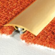 Профиль плоский (порог-стык) из полированной латуни 30 мм LW 30 2,7 м