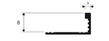 Заказать Профиль Г-образный из латуни для плитки и стен Progress PTOC 08 латунь хромированная 2,7 м Заказать Профиль Г-образный из латуни для плитки и стен Progress PTOC 08 латунь хромированная 2,7 м