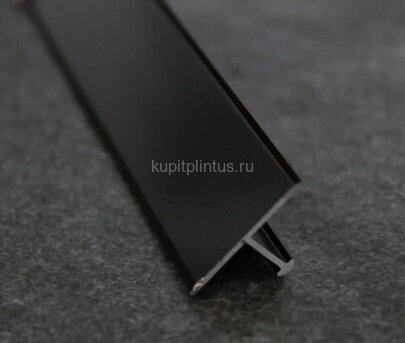 Заказать Алюминиевый Т-образный профиль ПТ-30 Черный матовый 2,7 м Заказать Алюминиевый Т-образный профиль ПТ-30 Черный матовый 2,7 м