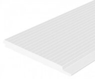 Стеновая панель 120х12 мм Hiwood LV127L NP белый 2,7м Стеновая панель 120х12 мм Hiwood LV127L NP белый 2,7м