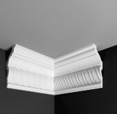 Угол внутренний к плинтусу Де-Багет ДП 36/110 (8*4) белый Угол внутренний к плинтусу Де-Багет ДП 36/110 (8*4) белый