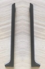 Заглушки для напольного плинтуса Мега-Трейд ЛП-80з Черные (кмп 2 штуки левая+правая) Заглушки для напольного плинтуса Мега-Трейд ЛП-80з Черные (кмп 2 штуки левая+правая)