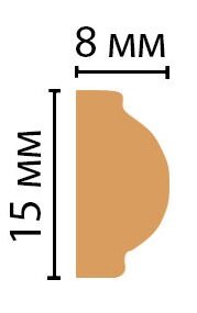 Заказать Цветной молдинг Decomaster 130-20 с орнаментом 15х8х2400 мм Заказать Цветной молдинг Decomaster 130-20 с орнаментом 15х8х2400 мм