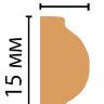 Заказать Цветной молдинг Decomaster 130-20 с орнаментом 15х8х2400 мм Заказать Цветной молдинг Decomaster 130-20 с орнаментом 15х8х2400 мм