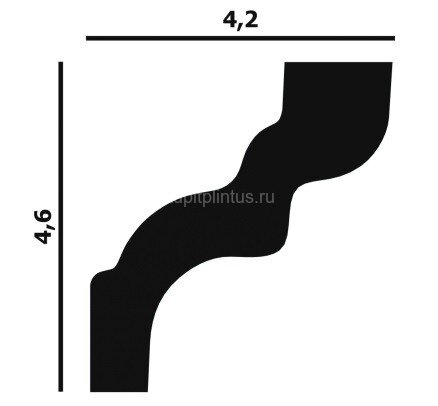 Заказать Потолочный плинтус Перфект Плюс P39 46 мм 2 м 