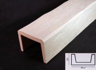 Декоративная балка из полиуретана 150х200 мм Уникс Модерн М22 Под покраску 3 м Декоративная балка из полиуретана 150х200 мм Уникс Модерн М22 Под покраску 3 м