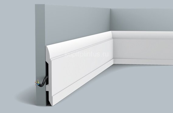 Заказать Плинтус с кабель-каналом Orac Decor Duropolymer SX104 2 м Заказать Плинтус с кабель-каналом Orac Decor Duropolymer SX104 2 м