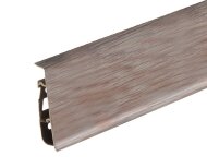 Напольный плинтус Cezar Hi-Line Prestige 75 мм цвет 333 под дерево 2,5 м Напольный плинтус Cezar Hi-Line Prestige 75 мм цвет 333 под дерево 2,5 м