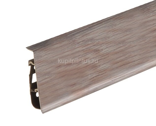 Заказать Напольный плинтус Cezar Hi-Line Prestige 75 мм цвет 333 под дерево 2,5 м 