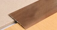 Порог из алюминия В5 Л Темный бук (ламинированный) 2,7 м Порог из алюминия В5 Л Темный бук (ламинированный) 2,7 м