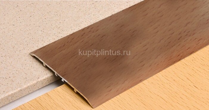 Заказать Порог из алюминия В5 Л Темный бук (ламинированный) 2,7 м Заказать Порог из алюминия В5 Л Темный бук (ламинированный) 2,7 м