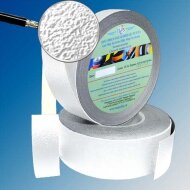 Лента виниловая водоотталкивающая самоклеящаяся Antislip System 25 мм Белая ролик 18,3 м Лента виниловая водоотталкивающая самоклеящаяся Antislip System 25 мм Белая ролик 18,3 м