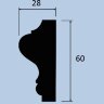 Заказать Молдинг 60х28 мм Hiwood LD60 из полистирола 2 м 
