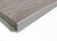 Гибкий алюминиевый профиль L-образный 8 мм PV04-02 Серебро матовое 2,7 м