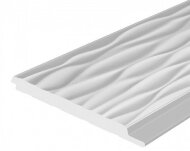 Стеновая панель 120х12 мм Hiwood LV127W NP белый 2,7м Стеновая панель 120х12 мм Hiwood LV127W NP белый 2,7м