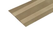 Порог одноуровневый из анодированного алюминия А8 Бронза РЕ 2,7 м Порог одноуровневый из анодированного алюминия А8 Бронза РЕ 2,7 м