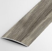 Порог алюминиевый декорированный А45 КД Дуб пепельный 2,7 м Порог алюминиевый декорированный А45 КД Дуб пепельный 2,7 м