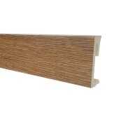 Напольный плинтус 60 мм SALAG ALPHA CL Kruger Oak AP6140 гибридный ПВХ дуб 2.2 м (60х15х2200 мм)