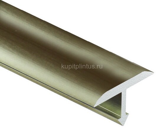 Заказать Алюминиевый профиль Т-образный 20 мм полукруглый Gunsen PV37-17 титан блестящий 2,7 м Заказать Алюминиевый профиль Т-образный 20 мм полукруглый Gunsen PV37-17 титан блестящий 2,7 м