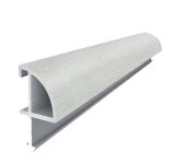 Внутренний угловой профиль алюминиевый 14х14 мм MP 69 24-Серый палисандр 2,7 м