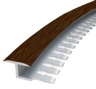 Профиль Т-образный гибкий 16 мм MP30 из ламинированного алюминия 39 Орех миланский 2,7 м Профиль Т-образный гибкий 16 мм MP30 из ламинированного алюминия 39 Орех миланский 2,7 м