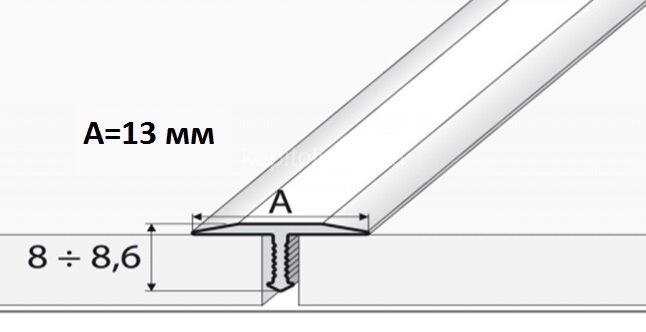 Заказать Т-образный профиль алюминий 13 мм Effector A54 0921 Дуб Лемон 2,5 м Заказать Т-образный профиль алюминий 13 мм Effector A54 0921 Дуб Лемон 2,5 м