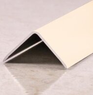 Алюминиевый уголок 10х10 ПН-10х10 Слоновая кость 2,7 м Алюминиевый уголок 10х10 ПН-10х10 Слоновая кость 2,7 м