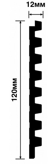 Заказать Стеновая панель 120х12 мм Hiwood LV129 NP белый 2,7м Заказать Стеновая панель 120х12 мм Hiwood LV129 NP белый 2,7м