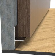 Теневой профиль алюминиевый Мега-Трейд ТП-40 Чёрный 3м Теневой профиль алюминиевый Мега-Трейд ТП-40 Чёрный 3м