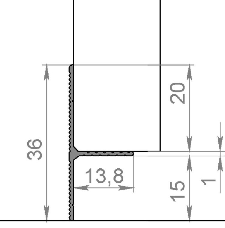 Заказать Теневой профиль алюминиевый Мега-Трейд ТП-40 Чёрный 3м Заказать Теневой профиль алюминиевый Мега-Трейд ТП-40 Чёрный 3м
