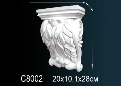 Заказать Декоративная консоль Перфект C8002 280х200х90 мм 