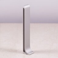 Соединитель металлический для плинтуса ПЛ-60 Серебро матовое Соединитель металлический для плинтуса ПЛ-60 Серебро матовое