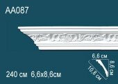 Потолочный плинтус с орнаментом Перфект AA087 86х108х66 мм 2,4 м Потолочный плинтус с орнаментом Перфект AA087 86х108х66 мм 2,4 м