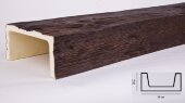 Декоративная балка из полиуретана 75х150 мм Уникс Славянский стиль СС2 Темный дуб 2 м Декоративная балка из полиуретана 75х150 мм Уникс Славянский стиль СС2 Темный дуб 2 м
