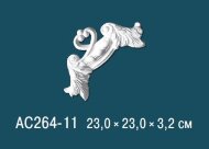 Угловой элемент с орнаментом Перфект AC264-11 230х230 мм