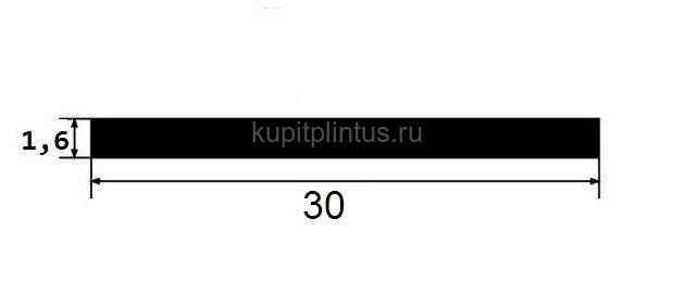 Заказать Алюминиевая полоса 30 мм серебро (толщина 1,6 мм) 3м Заказать Алюминиевая полоса 30 мм серебро (толщина 1,6 мм) 3м