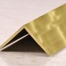 Уголок из латуни Yakamoz ЛП-30х15 латунь шлифованная 2,7 м