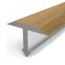 Заказать Декорированный Т-профиль из алюминия Т-18 КД Бук светлый 2,7 м Заказать Декорированный Т-профиль из алюминия Т-18 КД Бук светлый 2,7 м