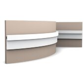 Гибкий молдинг Orac Decor DUROPOLYMER PX198F 83х20 мм белый 200 см Гибкий молдинг Orac Decor DUROPOLYMER PX198F 83х20 мм белый 200 см